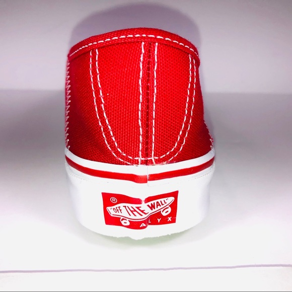 VANS Alyx Studios OG Style 43 LX True Red Sneakers - Picture 5 of 12